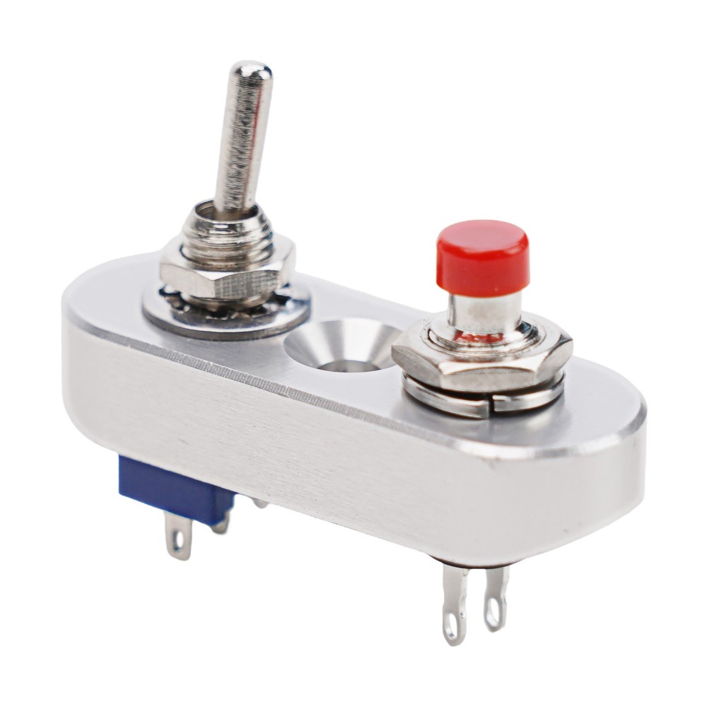 Motorcycle Handlebar Control Switch Weatherproof Aluminum Alloy ONOFF Button