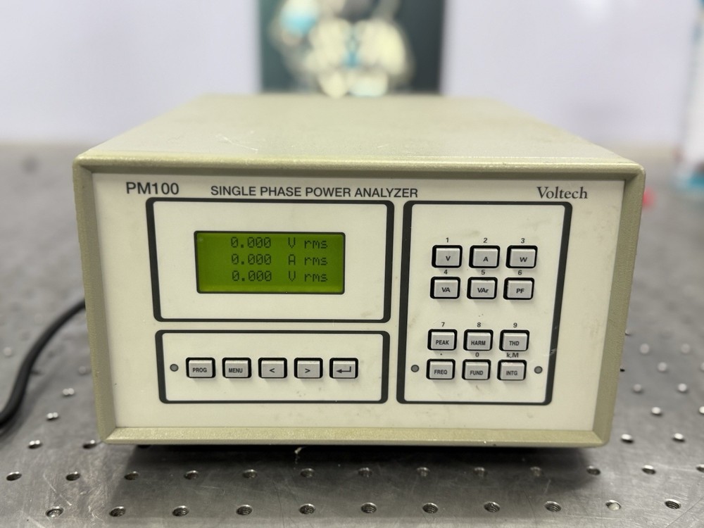 Voltech PM100 Power Analyzer – Powers On, Untested