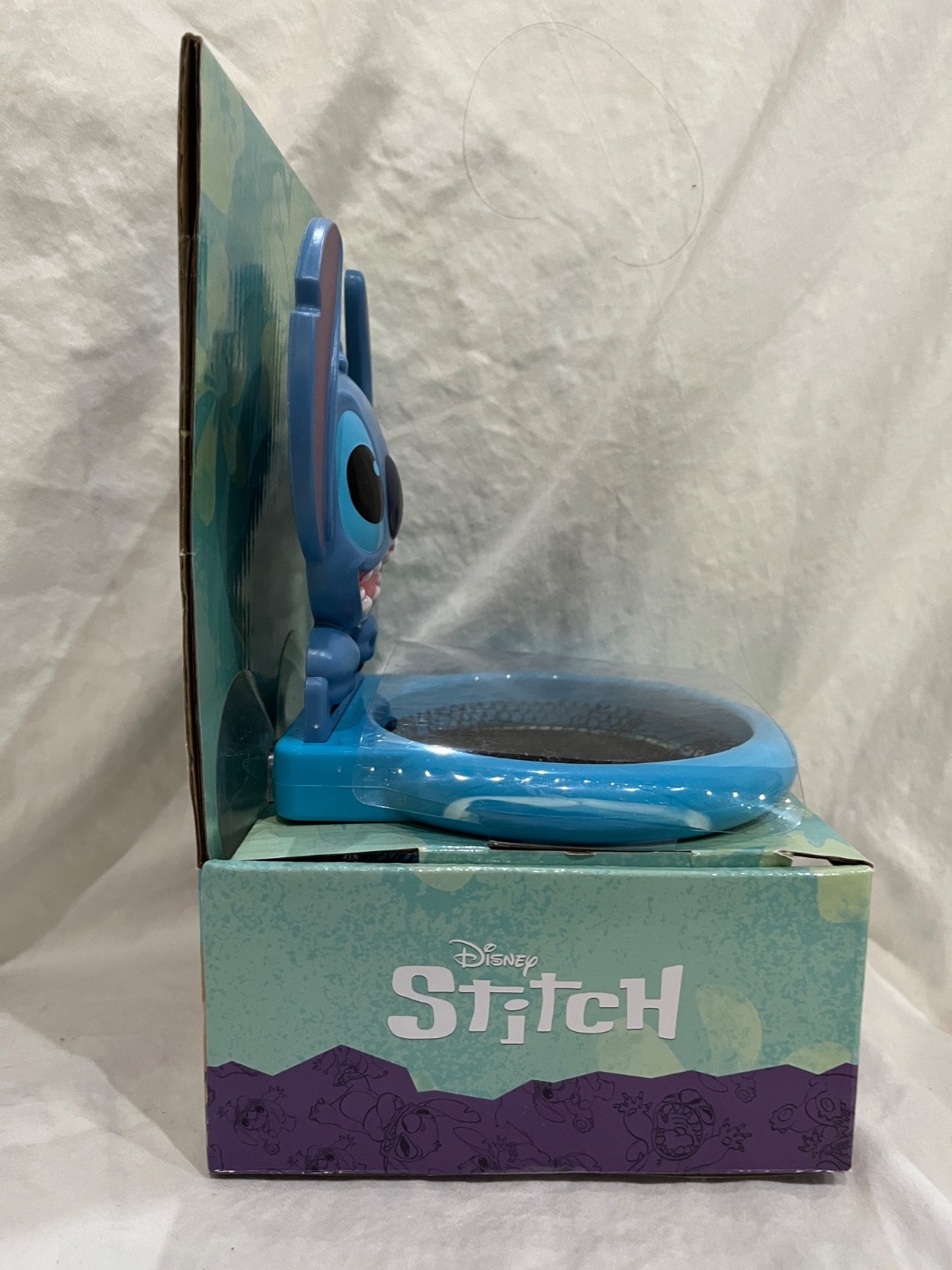 Disney Stitch Baby Bath Time Toy Floating Balls BasketBall Hoop Suctions NIB