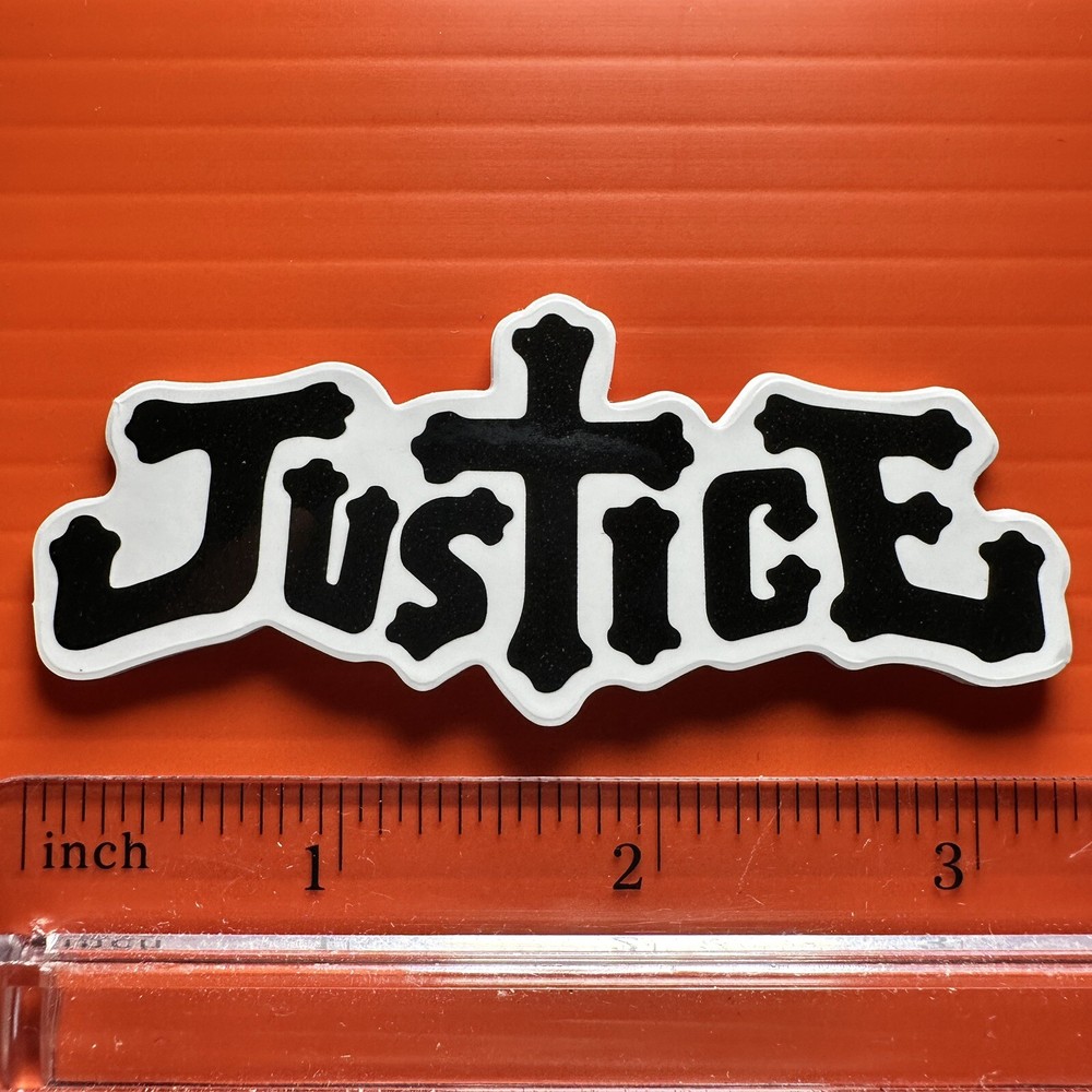Justice STICKER French electronic Decal