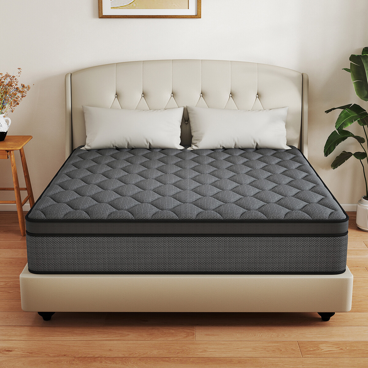 12" Mattress In a Box Gel Memory Foam Pocket Spring Twin Full Queen King Size