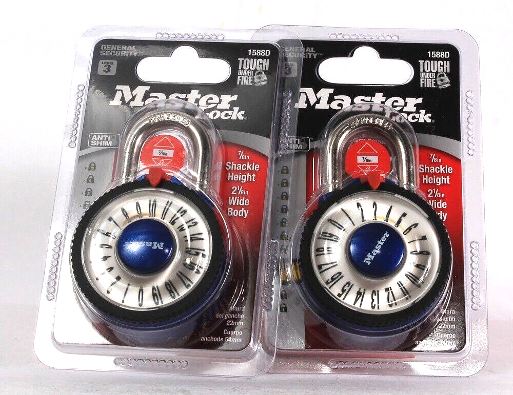 2 Ct Master Lock 15880 General Security Level 3 Lock