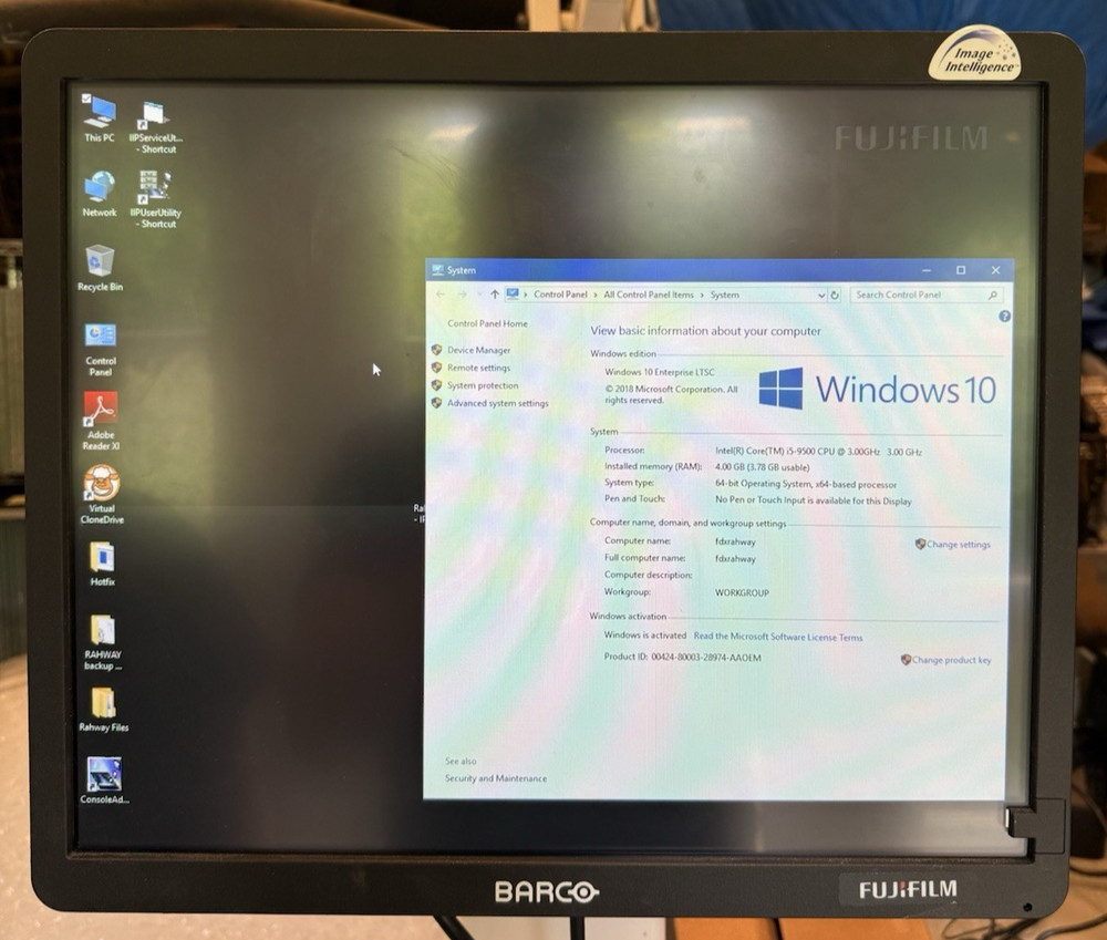 Fuji Prima T CR Reader w/ FDX Computer (Windows 10) & Two Cassettes - DOM 2011