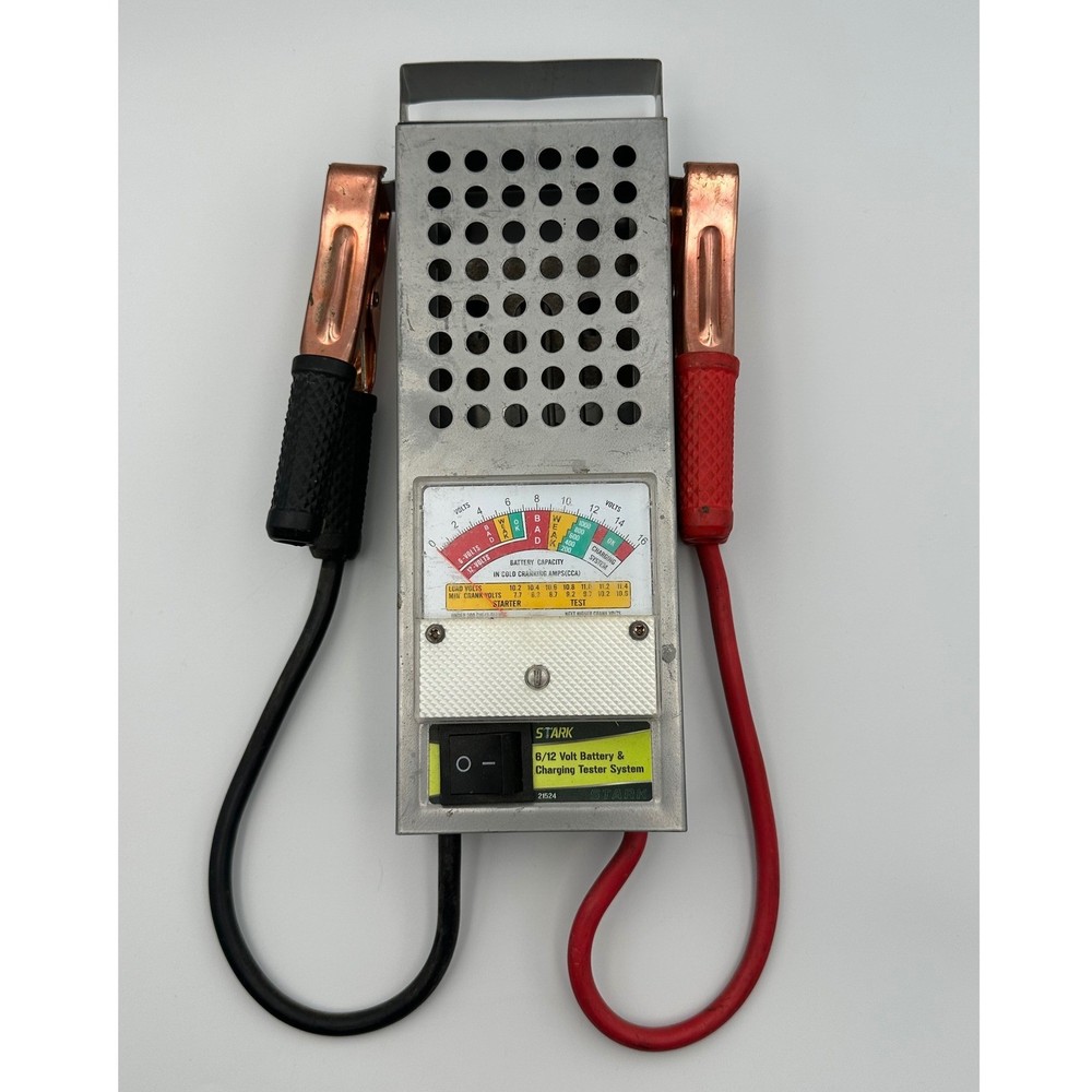 Stark 6/12 Volt battery & Charging Tester System (Model 21524) - Untested