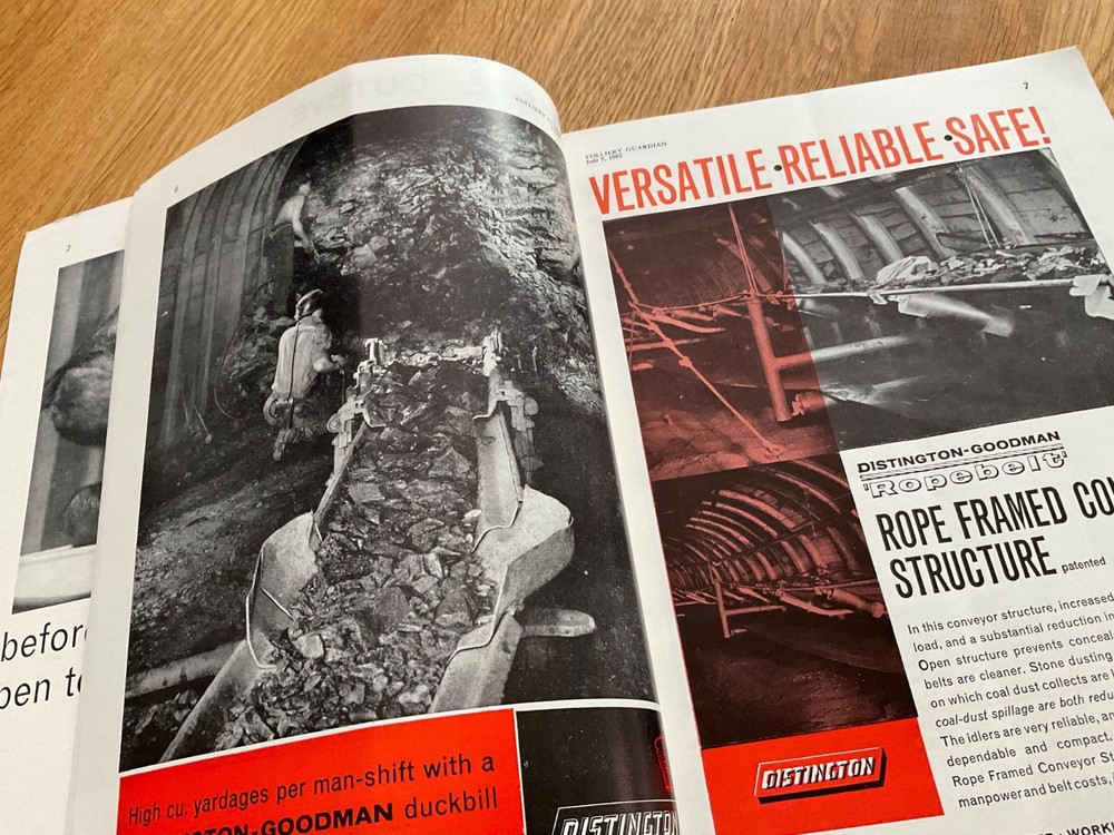 1962 COAL MINING MAGAZINE ‘COLLIERY GUARDIAN’ AS SHOWN
