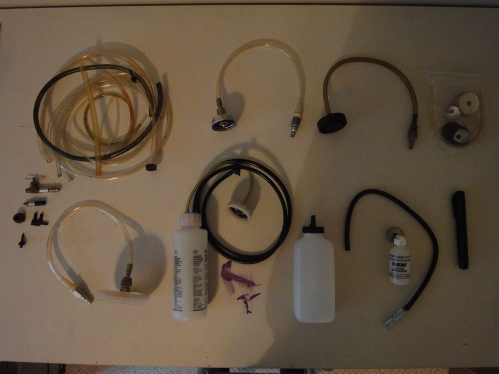Motive Brake Bleeder Kit 0380 plus additional brake bleed tools