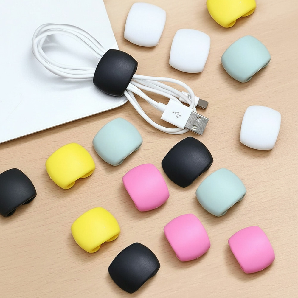 5/10/20pcs Colorful Cable Organizer Clips Multi-Functional Wire Winding Clips