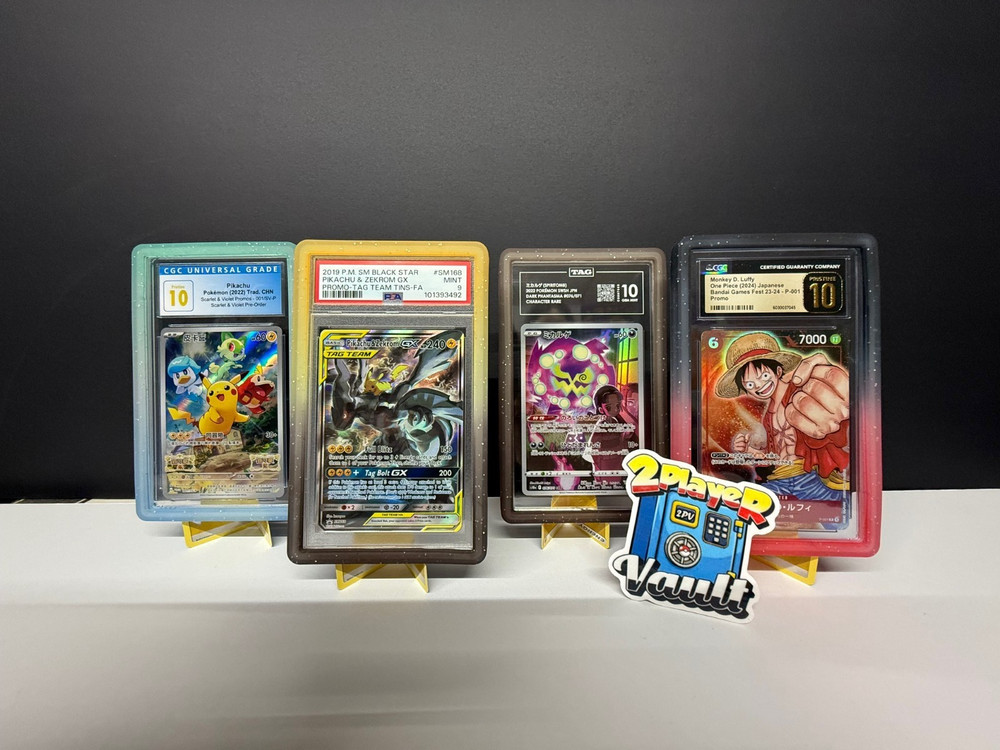 PSA CGC CSG TAG Slab Protector Bumper Case Graded Card Display - Silicone Guard