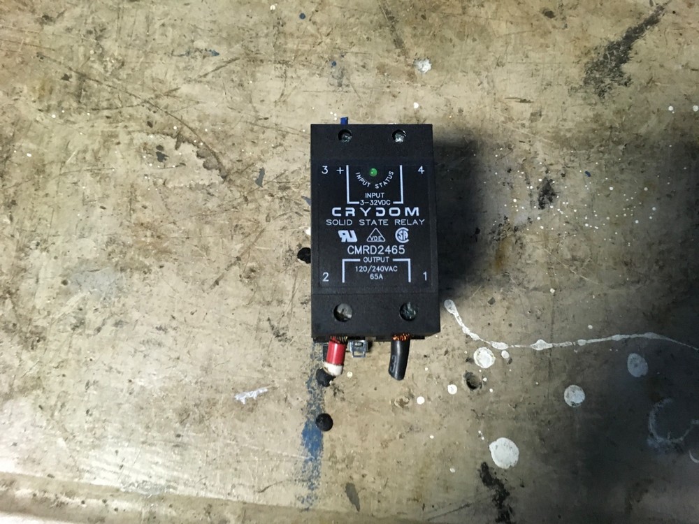 CRYDOM Solid State Relay #CMRD2465, input-3-32vdc, output-120/250vac 65amp
