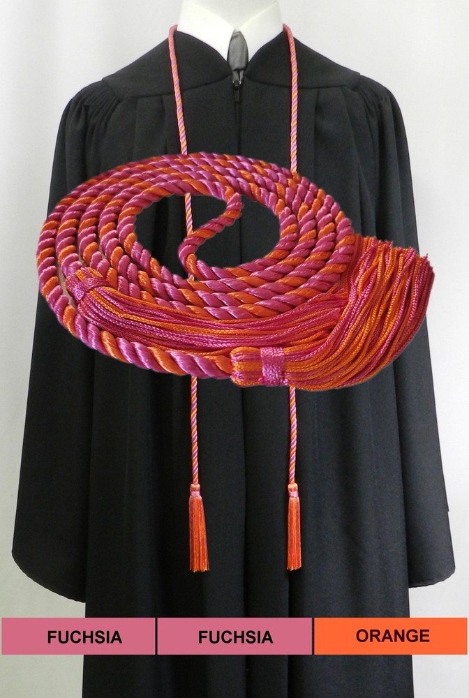 Honor Cord: Fuchsia-Orange
