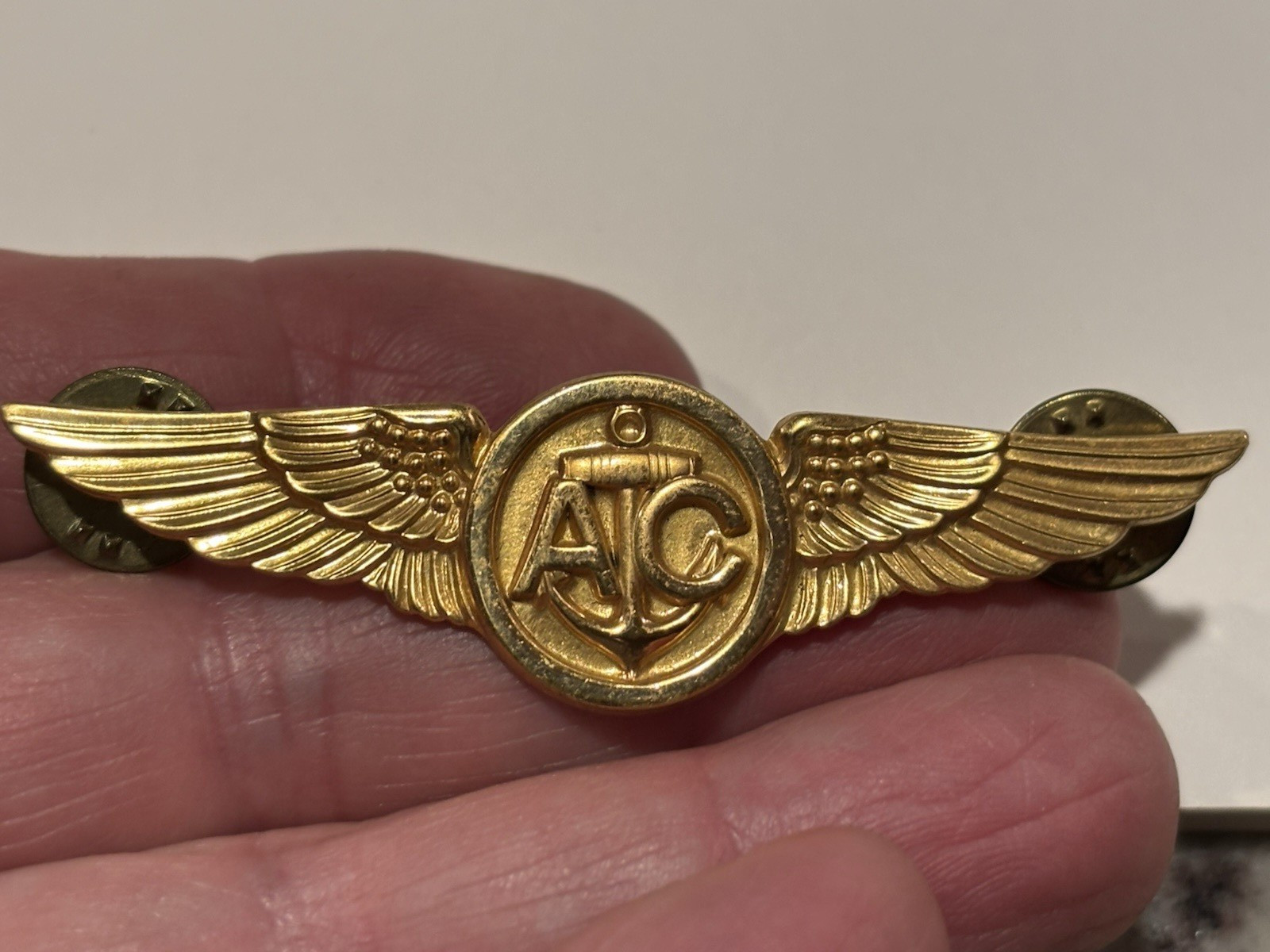 Korean War Period US Navy/Marine Corps Air Crew Wings Marked H&H 1/20 10KGF over