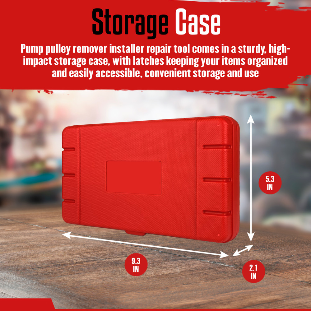 Professional Power Steering Pump Pulley Puller Removal and Installer Tool Set