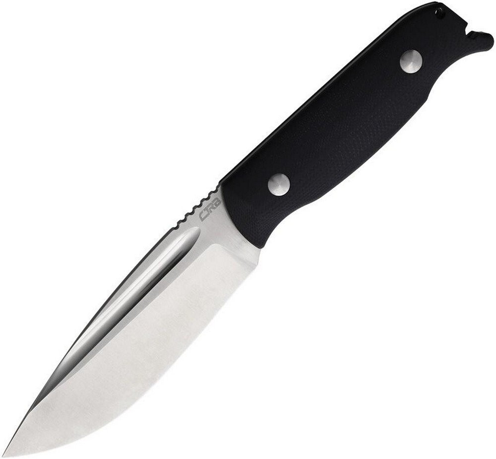 CJRB Hyperlite Fixed Knife Stainless Drop Point Blade Black G10 Handle J1922B-BK