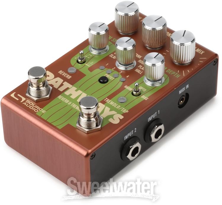 Source Audio Pathways Reverb + Tremolo Pedal