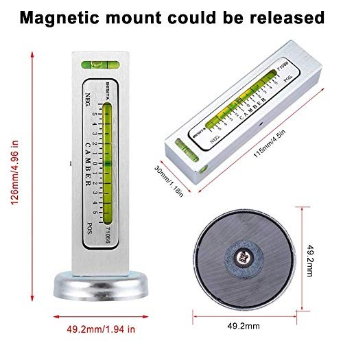 Adjustable Magnetic Gauge Tool Camber Alignment Tool Strut Wheel Alignment