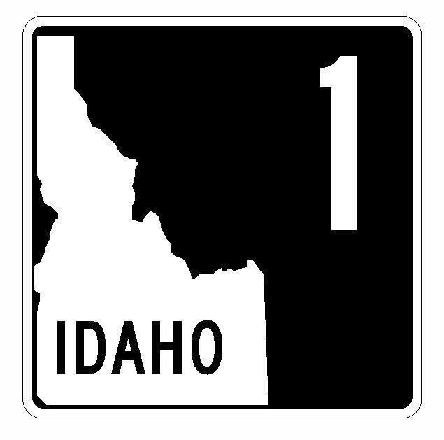 Idaho Route 1 Sticker Decal