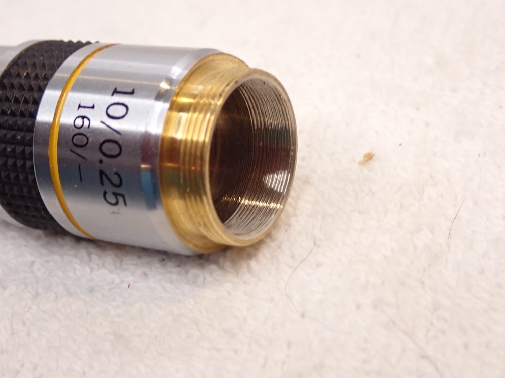 Microscope objective lens 10/0.25, 160/-