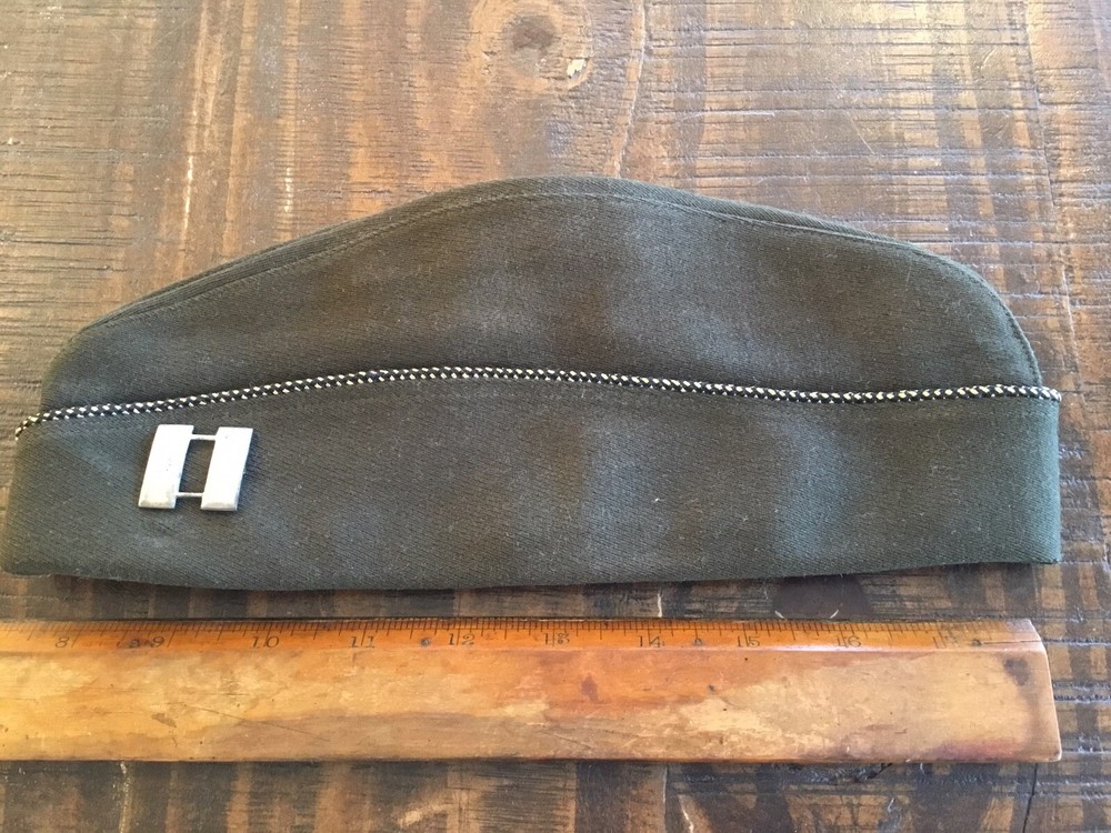 ORIGINAL WWII US CAPTAIN OVERSEAS CAP