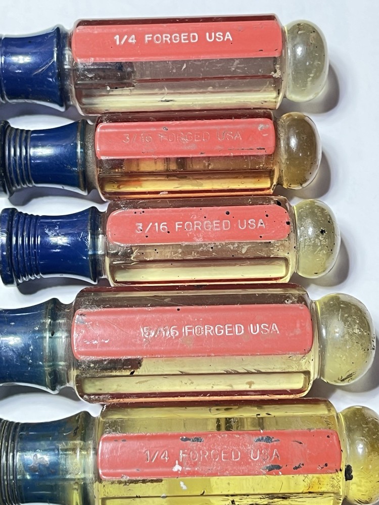 10 Craftsman Screwdrivers Not A Set , Used