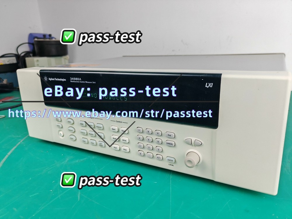 keysight/HP/ Agilent 34980A Multifunction Switch/Measure Unit with DMM #pass