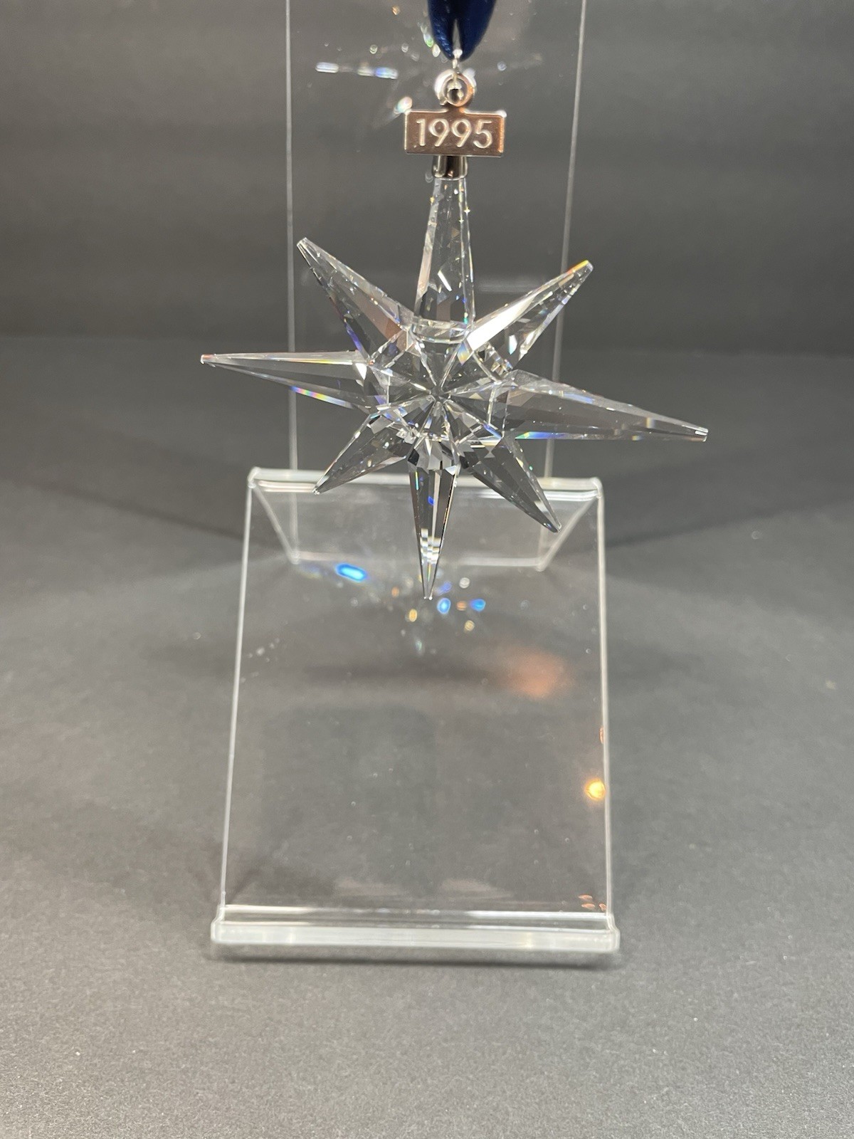 Swarovski Crystal 1995 Large Annual Edition Christmas Holiday Ornament 194700