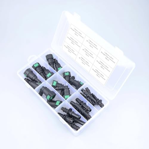 AC PERFORMANCE 24PCS Assorted Fuel 24PCS - Assortment - 8mm Quick Connector Kit