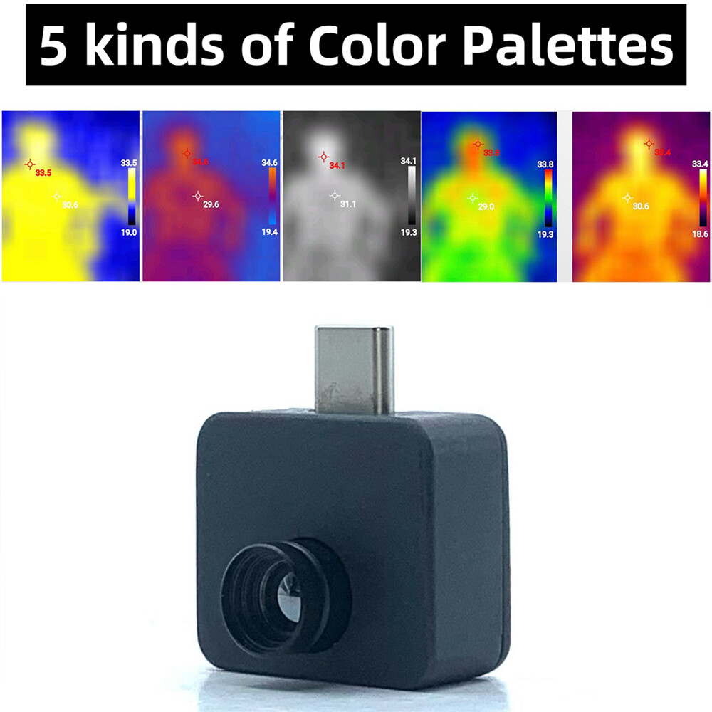 TIOP02 Infrared Mobile Thermal Imaging Camera IR Imager Type-C for Android