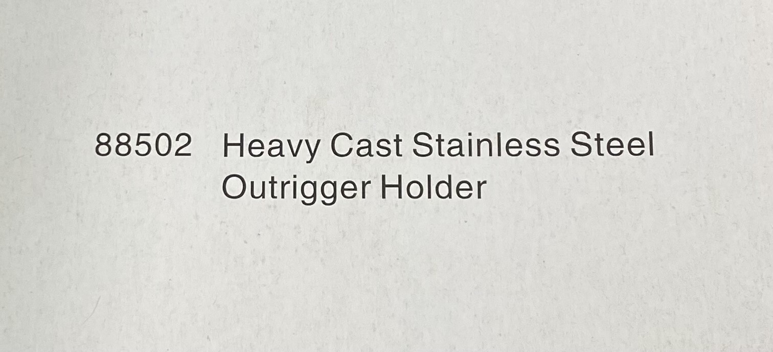 -NEW- Tigress 316 Stainless Steel Outrigger Holder Flush Mount 88502