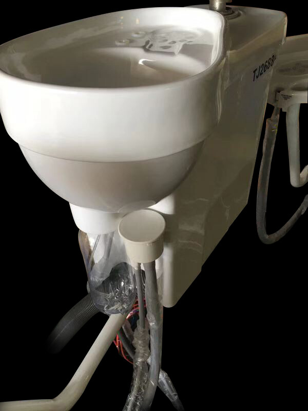 Dental Unit Chair Hard Leather Computer Controlled DC Motor&Stool / Handpieces