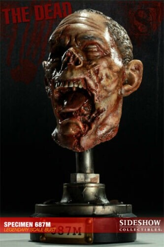 SIDESHOW THE DEAD SPECIMENS HEAD 687M EDITION BUST 149/200 STATUE