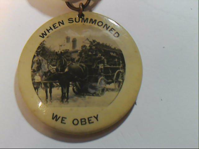 RARE FIREMEN'S MEMBER PARADE Badge PIN 1900s