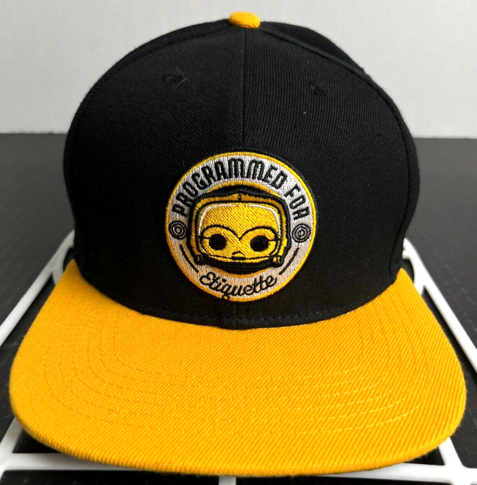Star Wars C-3PO Hat Cap Programmed For Etiquette Funko Snapback Flat Brim