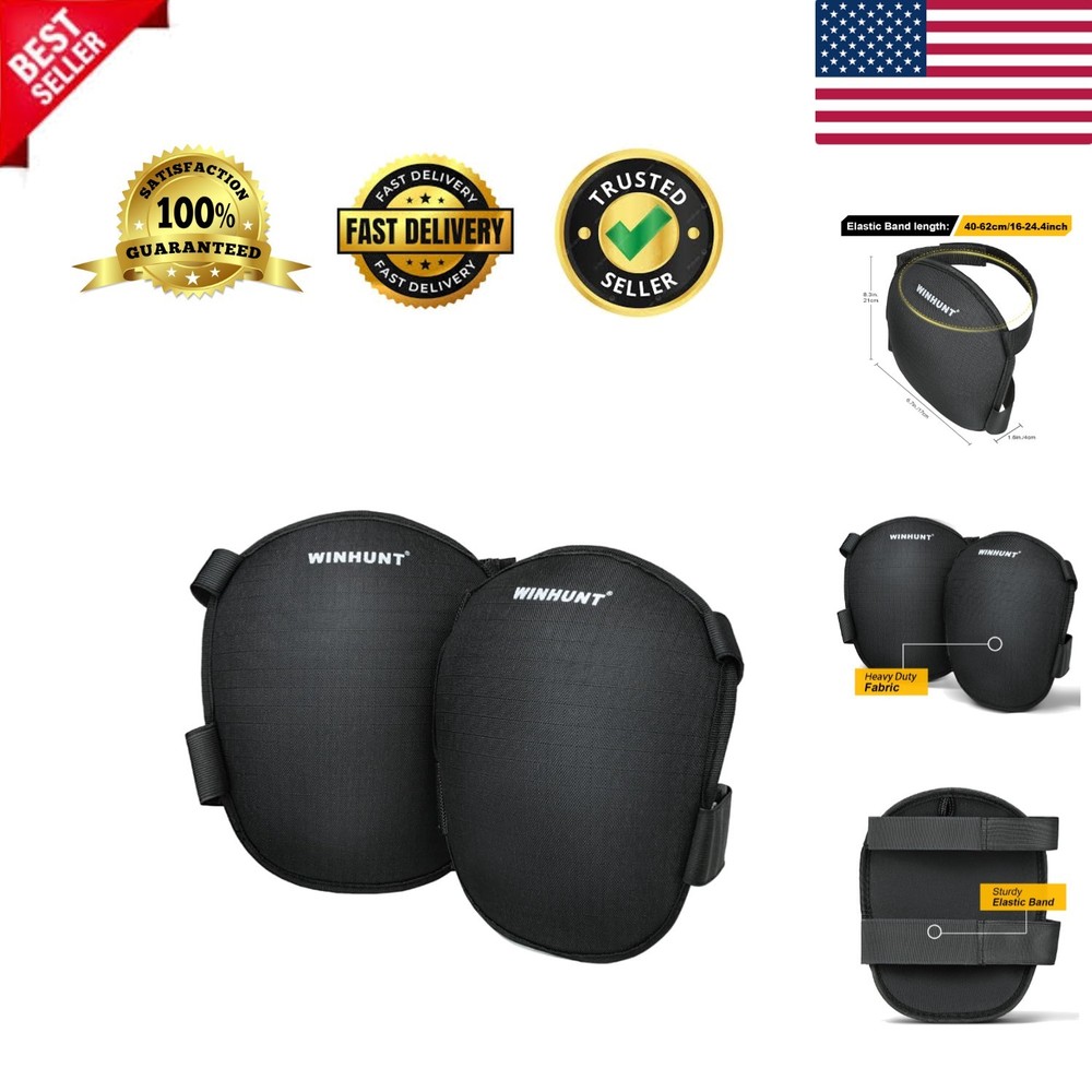 Heavy-Duty Adjustable Knee Pads for Construction & Home Improvement Projects