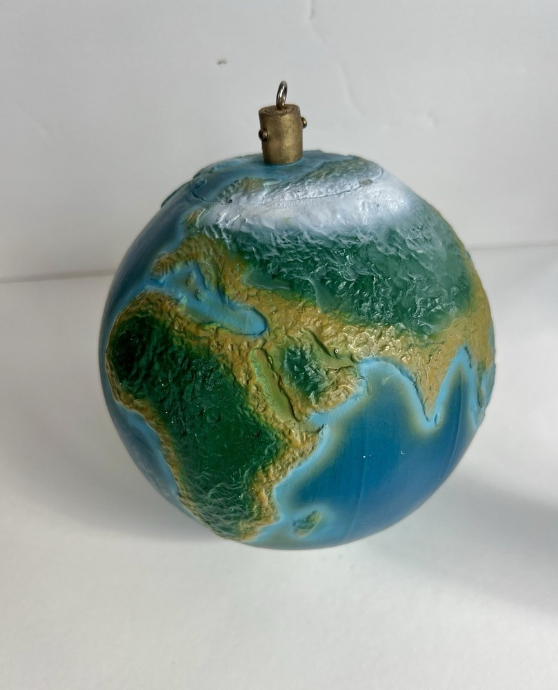 Vintage Globe World Ornament Hanging Decor