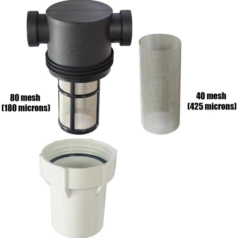 Water Pump Filter 3/4'' Interface Used for Filtering Impurities, For Water Pumps