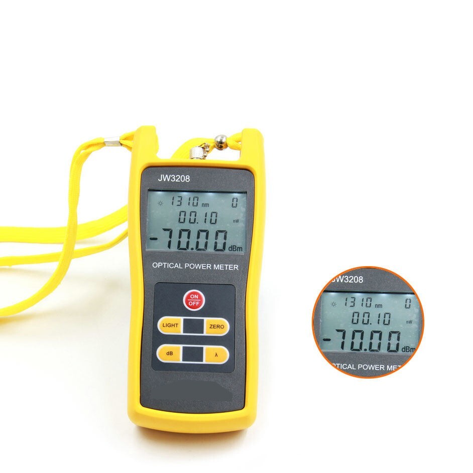 Optical Power Meter Fiber Optical Laser Light Source Power Meter Range -50~+26dB