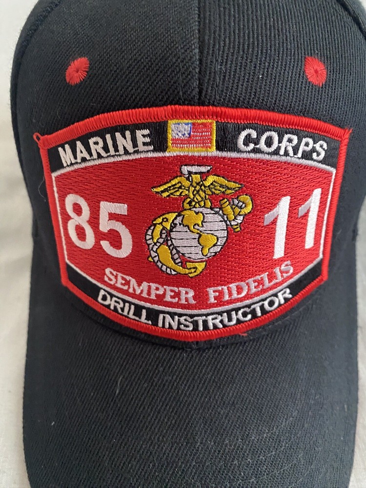 MOS 8511 Drill Instructor DI MCRD Patch Gift US Marine Graduation Cap Hat USMC