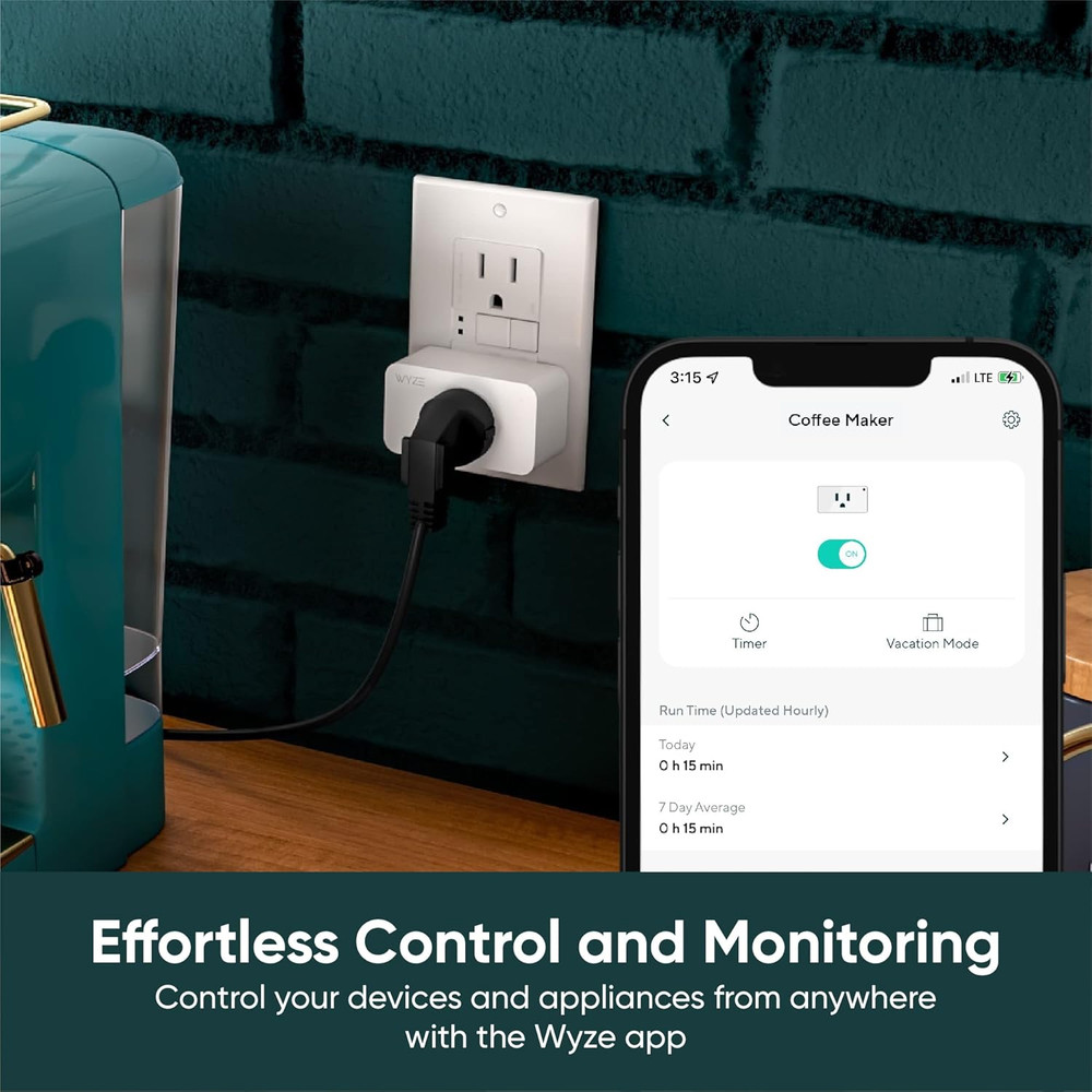 Plug, 2.4Ghz Wifi Smart Plug, Compatible with Alexa, Google Assistant, IFTTT, No