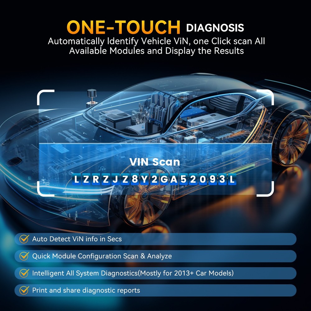 ThinkScan 689BT OBD2 Scanner IMMO Diagnostic Tool &THINKTPMS VENU iPRO &TEKY101