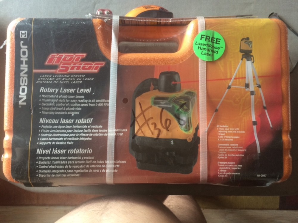 JOHNSON Hot Shot - Rotary Laser Level
