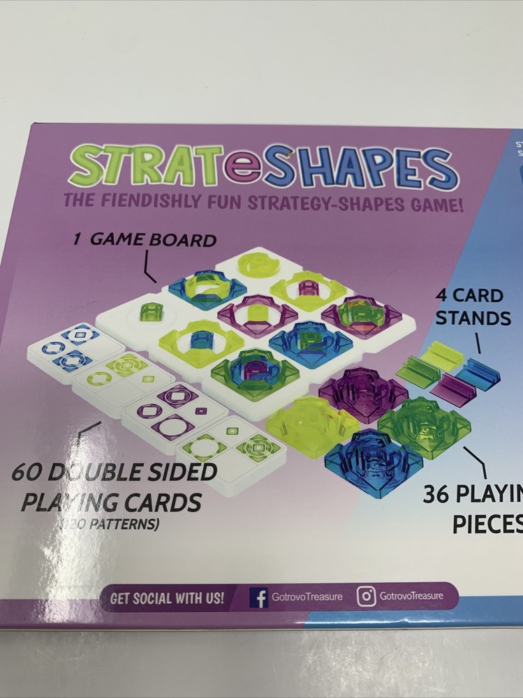 Strat E Shapes Strategy Shape Game Pattern Logic Thinking STEM Turn Taking 8+