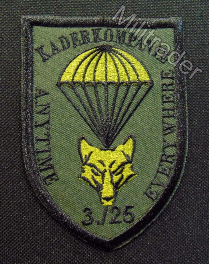 Austria Austrian Armed Forces 3 Company 25th (3./25) Battalion Patch
