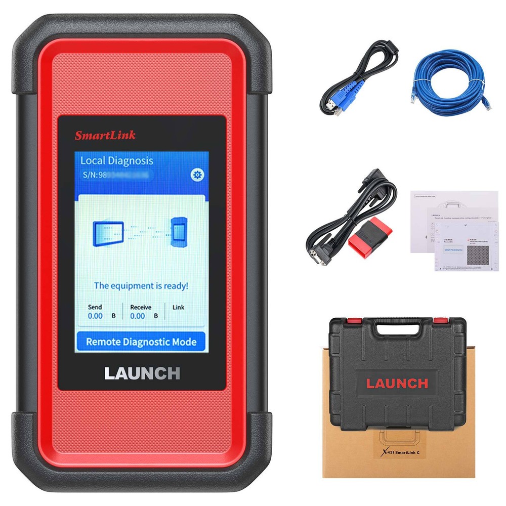 Launch SmartLink C V2.0 Remote Diagnostic Support protocol J2534,DoIP,CAN FD,CAN