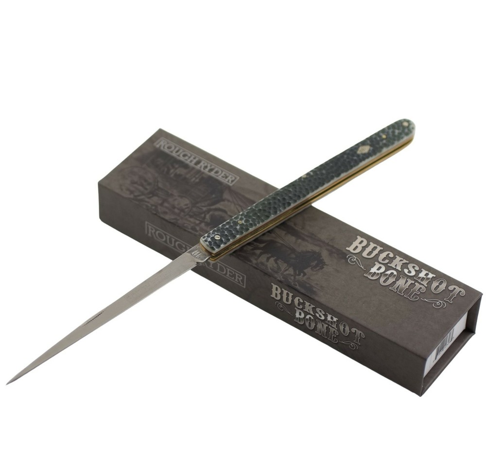 Rough Ryder Buckshot Bone Toad Sticker Folding Knife