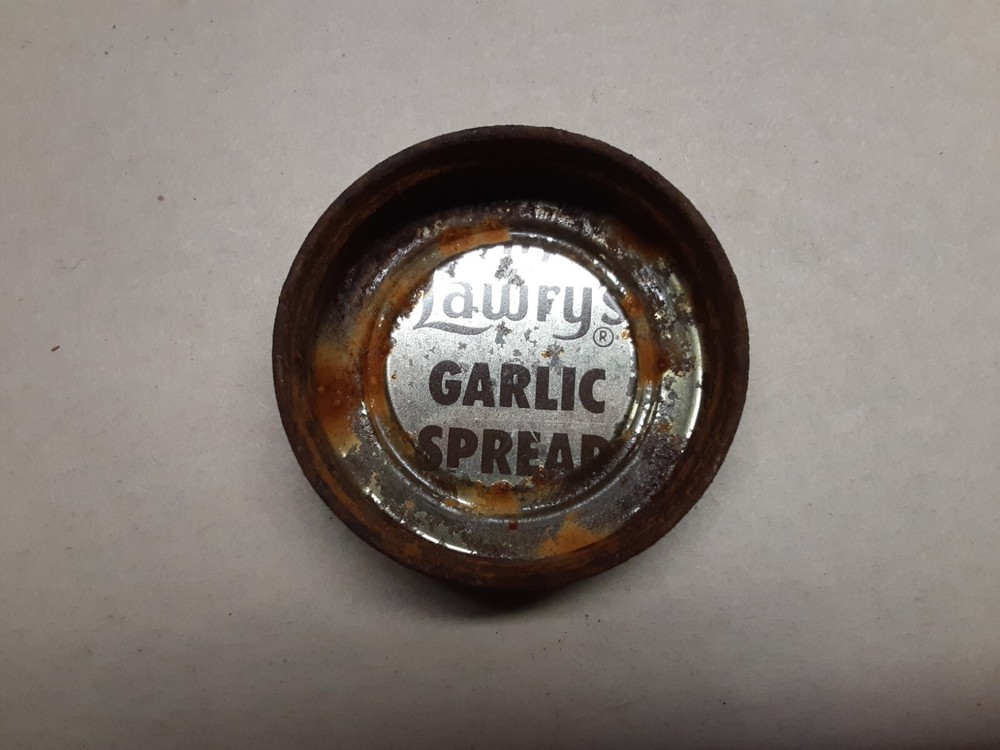Vintage Lawry's Garlic Spread jar