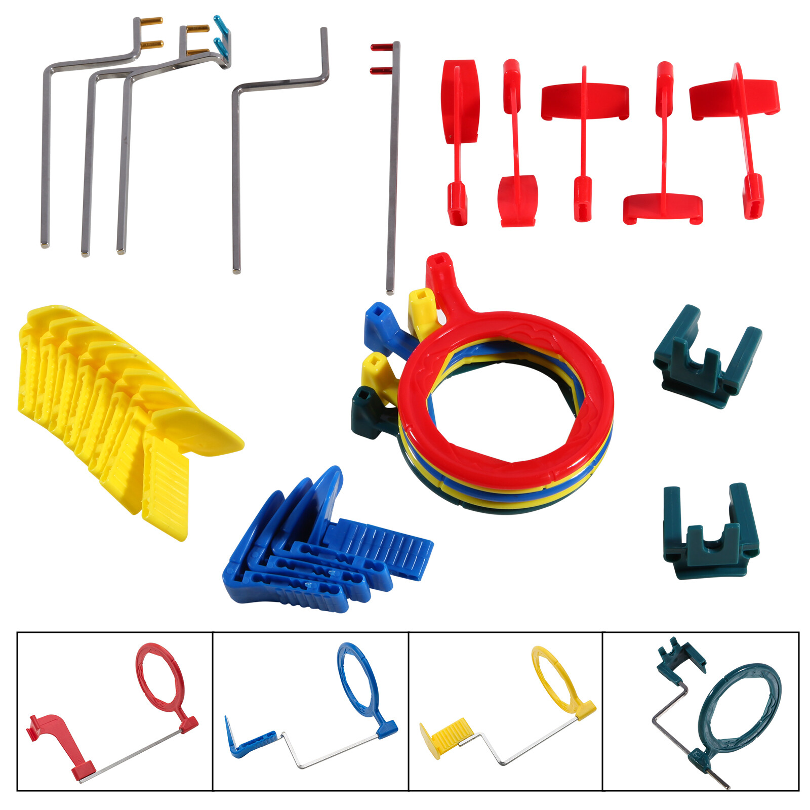 Dental X-Ray/XCP Film Kit Positioner Holder Complete Positioning System In Bulk