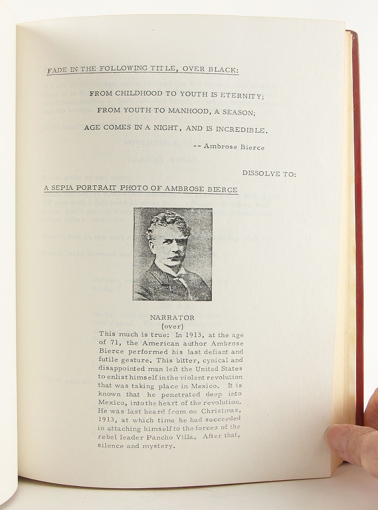 Rare 1972 First Dan O'Bannon ('Alien') Script The Devil In Mexico Leather Bound