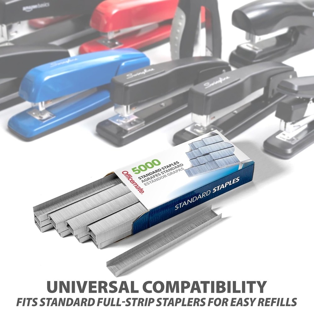 Clean Cut Silver Staples - Chisel Point, 1 Pack with 210 Staples for Efficiency