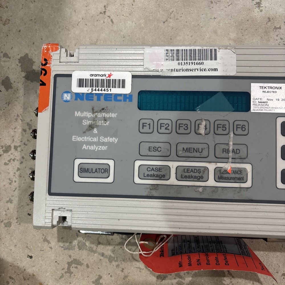 Netech Multi-Pro 2000 Biomed Tester Analyzer Untested As Is!