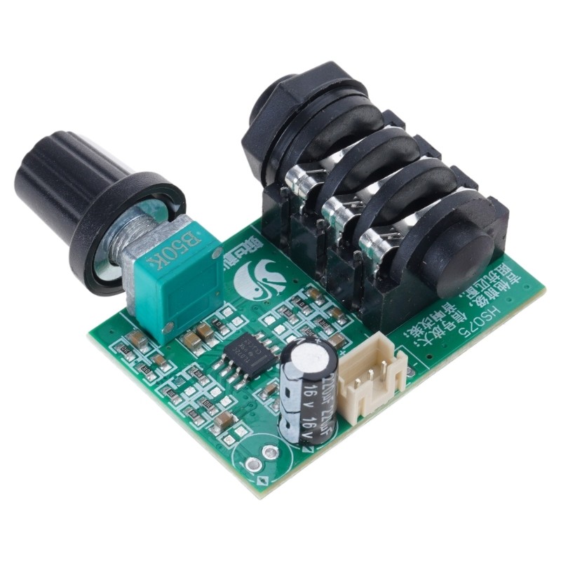 TL072 Auditory Preamp Circuit Featuring 1MΩ Impedance Adjustable Gains Control